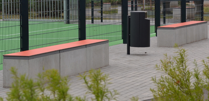 Sitzauflagen HPL - Schulhofmöbel Ney